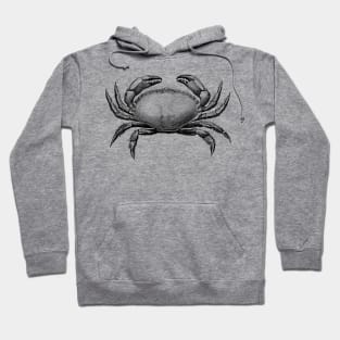 Vintage Crab Sketch Hoodie